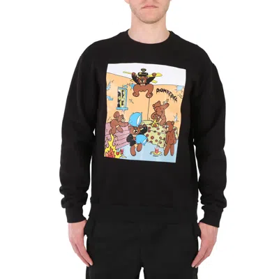 DOMREBEL DOMREBEL HOTEL BOX SWEATSHIRT IN BLACK