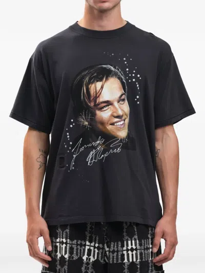 Domrebel Leonardo Graphic-print T-shirt In Black