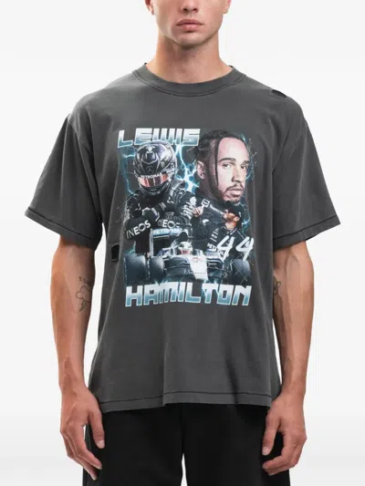 Domrebel Lewis Graphic-print T-shirt In Gray