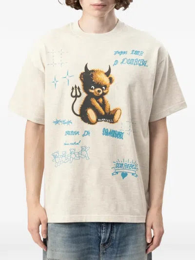 Domrebel Lil Dev Graphic-print T-shirt In Neutral