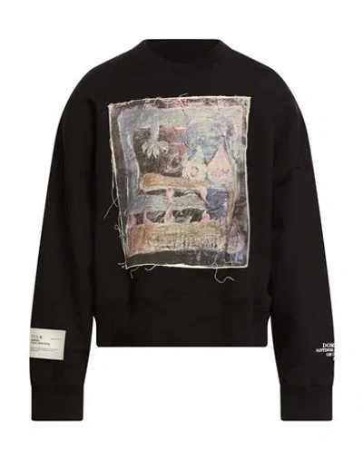 Domrebel Man Sweatshirt Black Size L Cotton