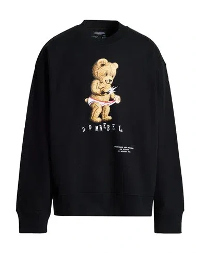 Domrebel Man Sweatshirt Black Size L Cotton