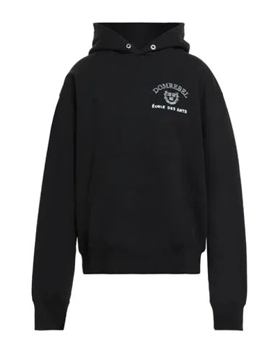 Domrebel Man Sweatshirt Black Size Xxl Cotton In Multi