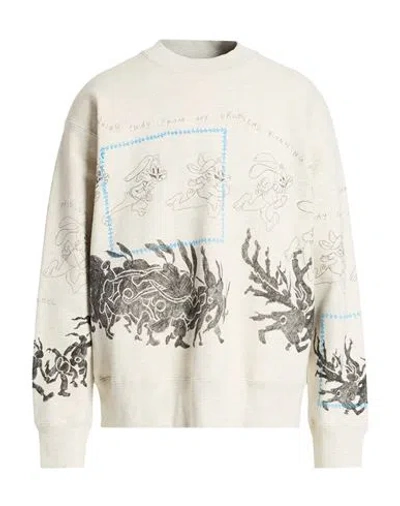 Domrebel Man Sweatshirt Grey Size Xl Cotton In Gray