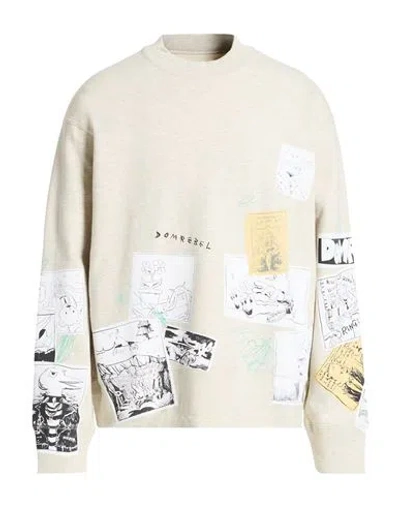 Domrebel Man Sweatshirt Light Grey Size Xl Cotton In Gray