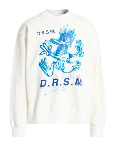 Domrebel Man Sweatshirt White Size Xxl Cotton