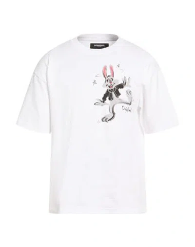 Domrebel Man T-shirt White Size Xxl Cotton
