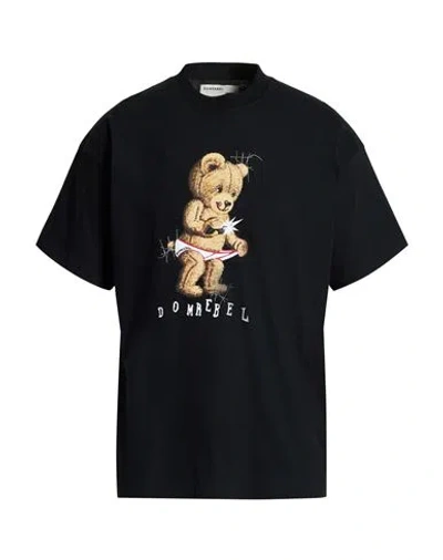 Domrebel Man T-shirt Black Size Xl Cotton