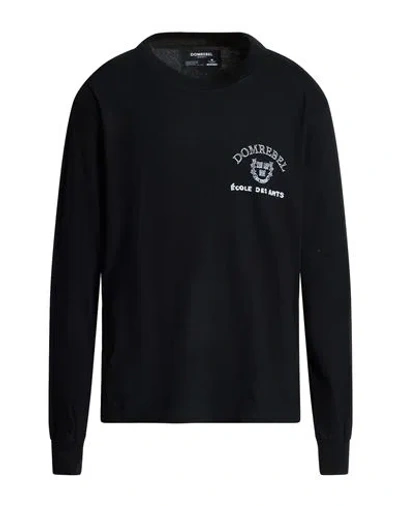 Domrebel Man T-shirt Black Size Xxl Cotton