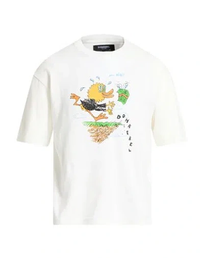 Domrebel Man T-shirt White Size Xxl Cotton