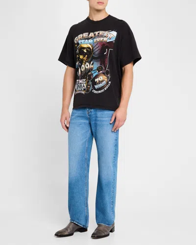 Domrebel Men's Chicago Bulls Graphic T-shirt In Black