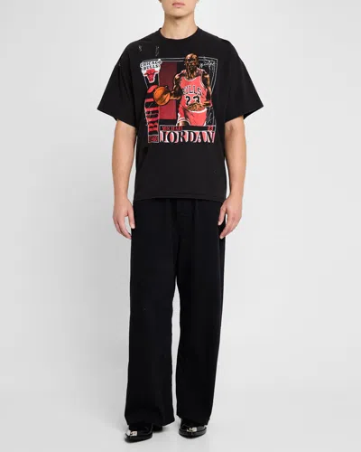 Domrebel Men's Michael Jordan Graphic T-shirt In Black