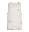 Domrebel Mesh Freehand Tank Top In Beige