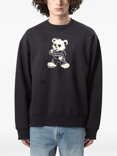 Domrebel Moi Graphic-print Sweatshirt In Black