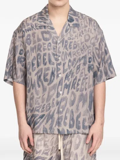 Domrebel New Wave Shirt In Brown