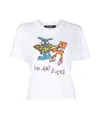 Domrebel Ur Art Sucks Print T-shirt In White
