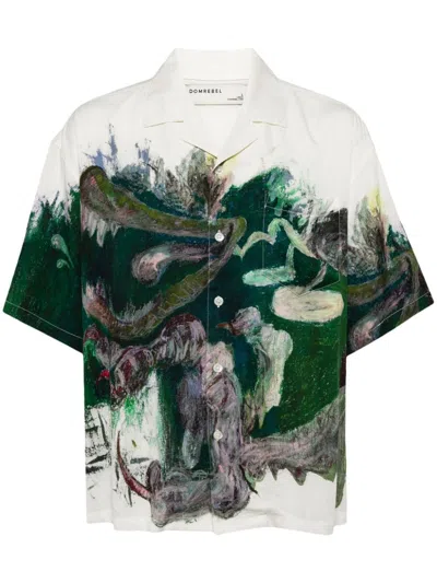 Domrebel Pondscum Shirt In Ivory