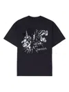 Domrebel Puppy Dog-head T-shirt In Black