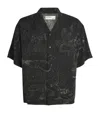 Domrebel Sketch Print Utopia Shirt In Black