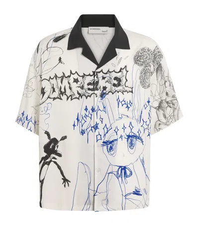 Domrebel Sketchbook Shirt In White