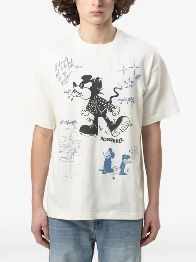 Domrebel Spit Graphic-print T-shirt In White
