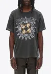 Domrebel Sungaze Printed T-shirt In Black