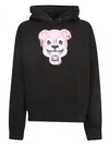 Domrebel Trippy Graphic-print Pullover Hoodie In Black
