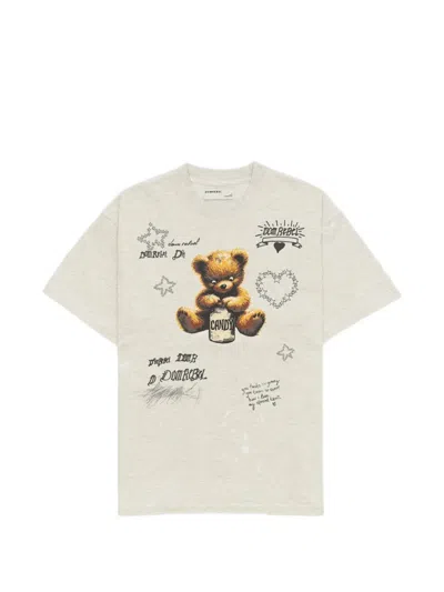 Domrebel Treats Graphic-print T-shirt In Neutral