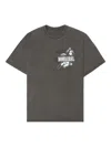 Domrebel Upward Angel-print T-shirt In Gray