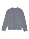 Domrebel Wool Blend Cardigan In Gray