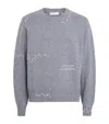 Domrebel Wool Exposed Stitching Sweatshirt In Gray