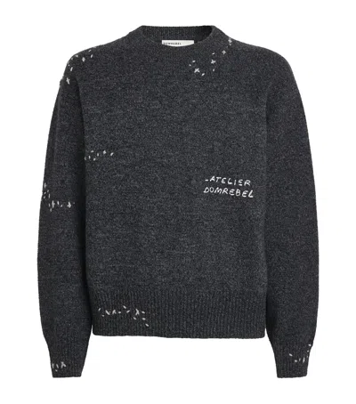 Domrebel Wool-blend Renegade Sweater In Black