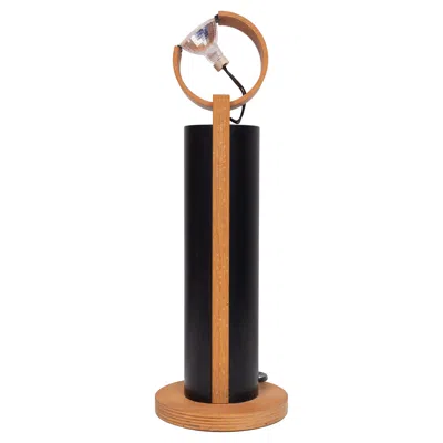 Pre-owned Domus Italia Modern Halogen Table Lamp By , Laminate, Italy, 1980s In Black
