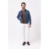 Don The Fuller Blue Cotton Jacket In Blue