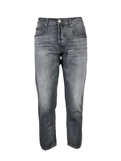 Don The Fuller Grey Cotton Men Jeans In Gray