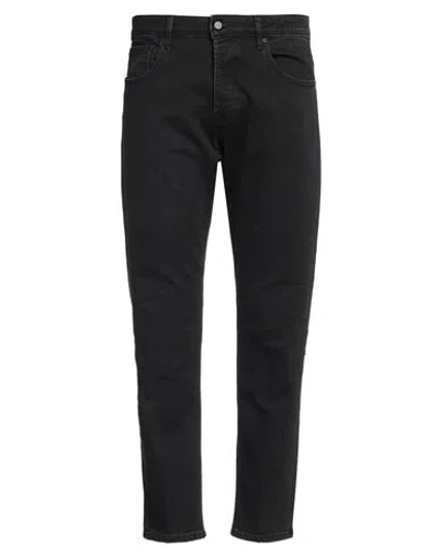 Don The Fuller Man Jeans Black Size 29 Cotton, Rubber