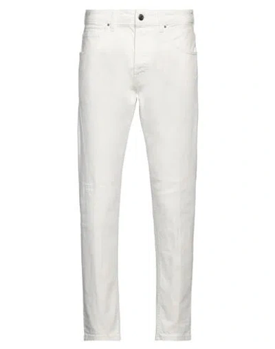 Don The Fuller Man Jeans Off White Size 30 Cotton, Elastane