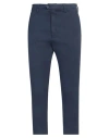 Don The Fuller Man Pants Navy Size 32 Cotton, Elastane In Navy Blue
