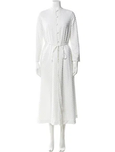 Pre-owned Donald Brooks Vintage 1970's Robe In White