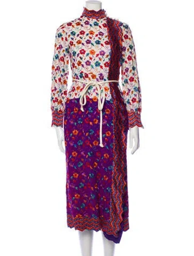 Pre-owned Donald Brooks Vintage Long Dress In White