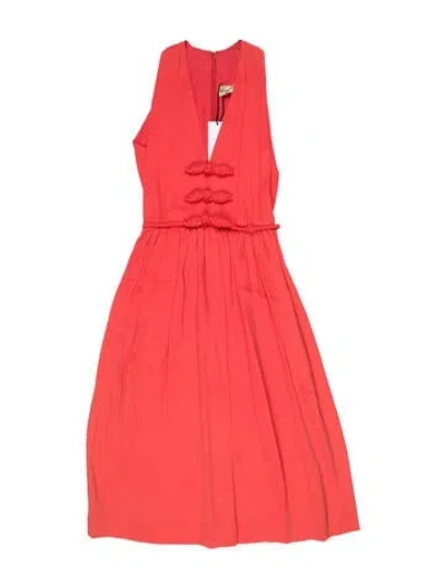 Pre-owned Donald Brooks Vintage Midi Length Dress In Pink