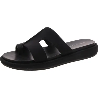 Donald J Pliner Addarad Womens Thong Flat Platform Sandals In Black