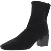 Donald J Pliner Angeld Womens Faux Suede Block Heel Ankle Boots In Black