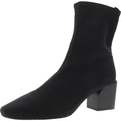 Donald J Pliner Angeld Womens Faux Suede Block Heel Ankle Boots In Black