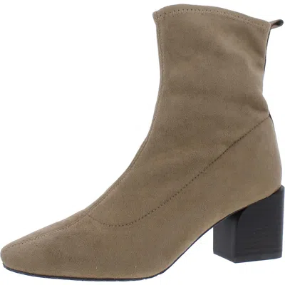 Donald J Pliner Angeld Womens Faux Suede Block Heel Ankle Boots In Multi