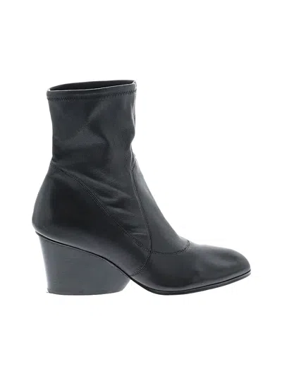 Pre-owned Donald J Pliner Ankle Boots In Black