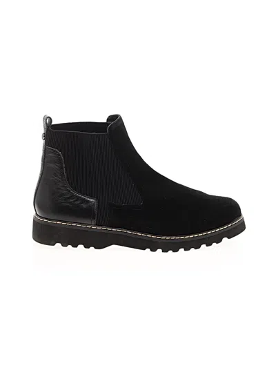 Pre-owned Donald J Pliner Ankle Boots In Black