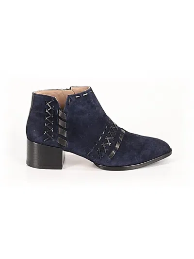 Pre-owned Donald J Pliner Ankle Boots In Blue