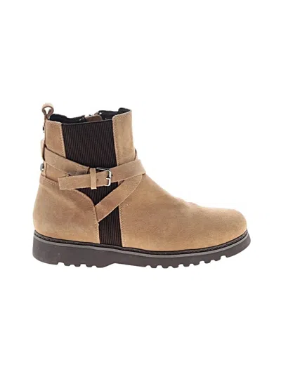 Pre-owned Donald J Pliner Ankle Boots In Brown