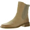 Donald J Pliner Autumn Womens Mixed Media Leather Mid-calf Boots In Brown